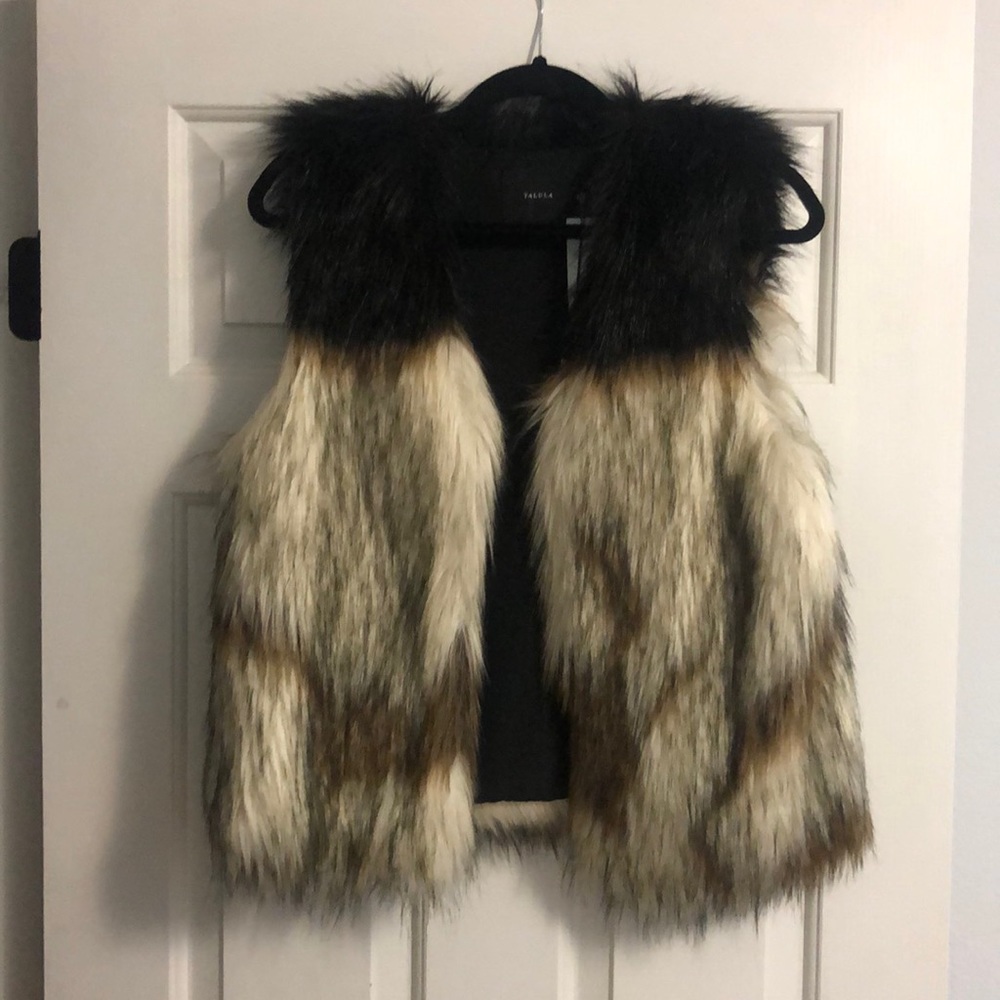 Park slope fur vest